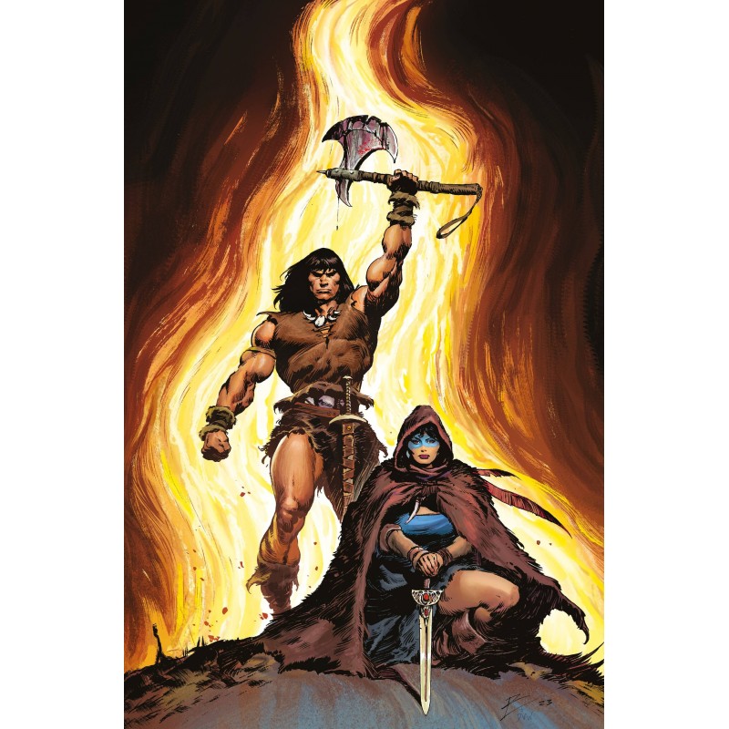 CONAN BARBARIAN -2 CVR F TORRE FOIL VIRGIN