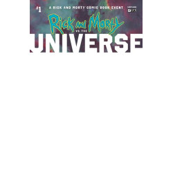 RICK AND MORTY VS THE UNIVERSE -1 (OF 4) CVR D BLANK SKETCH VAR