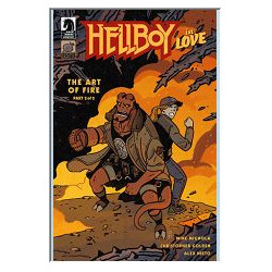 HELLBOY IN LOVE ART OF FIRE -2