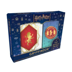 HARRY POTTER GRYFFINDOR TINY BOOK AND PIN SET